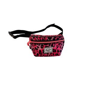 Herschel Pink Leopard Print Waist Bag